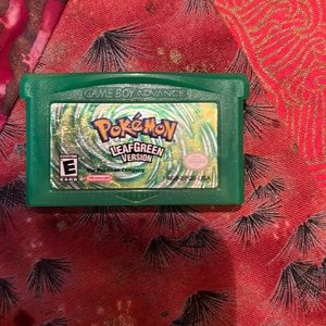Authentic Pokémon for GameBoy Advance Leaf Green Version